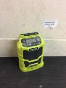 Ryobi R18R-0 ONE+ Bluetooth Radio (Bare unit) RRP £52.99