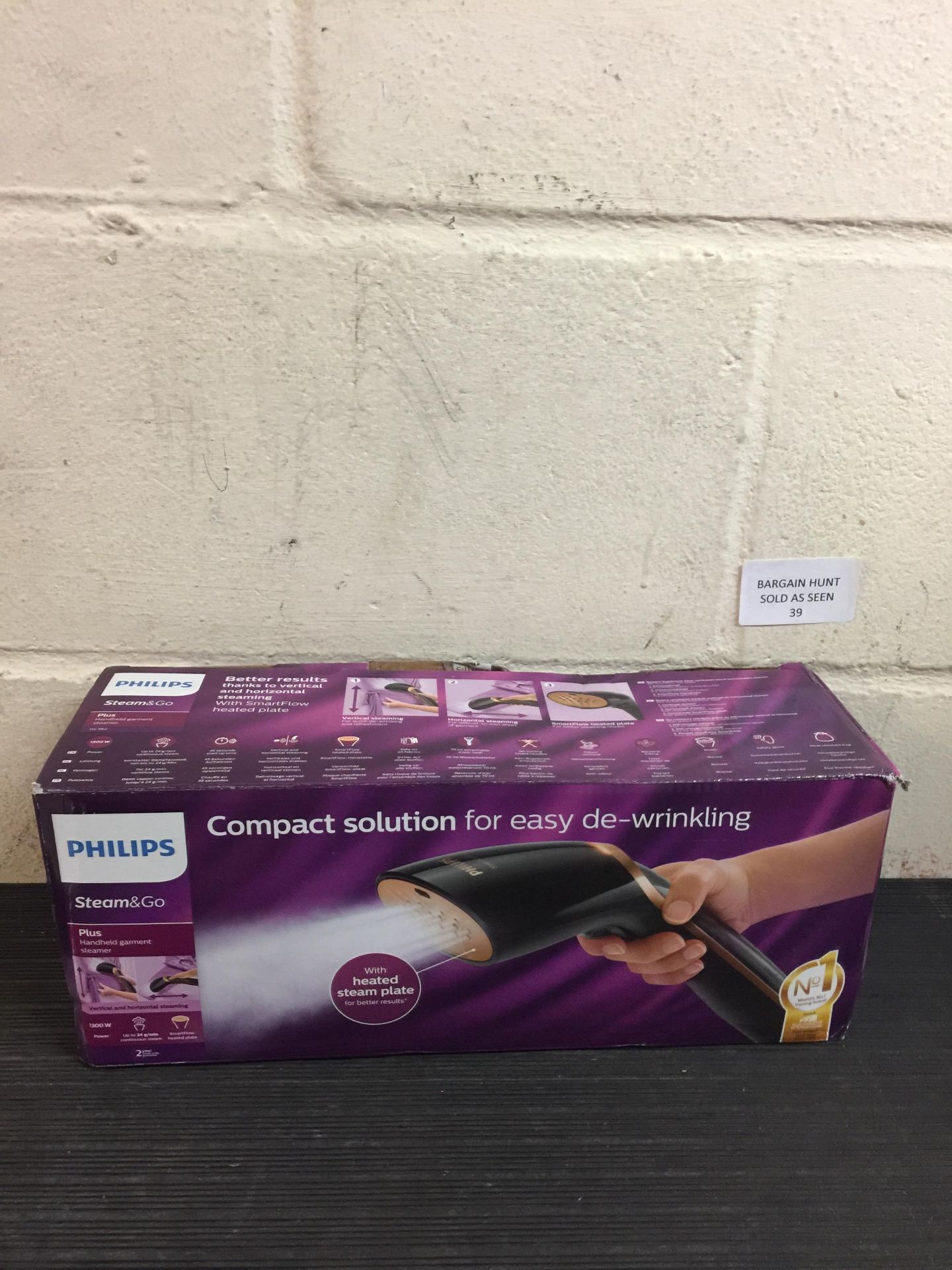 Philips Steam&Go Plus Handheld Garment Steamer RRP £60