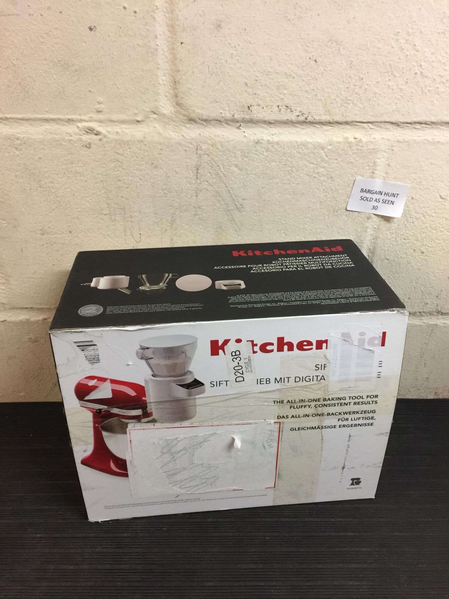 KitchenAid 5KSMSFTA Sifter and Scale attachment for Stand Mixer RRP £133.99