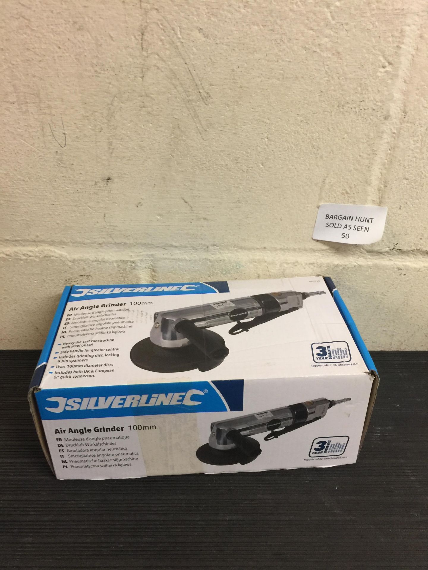 Silverline Air Angle Grinder