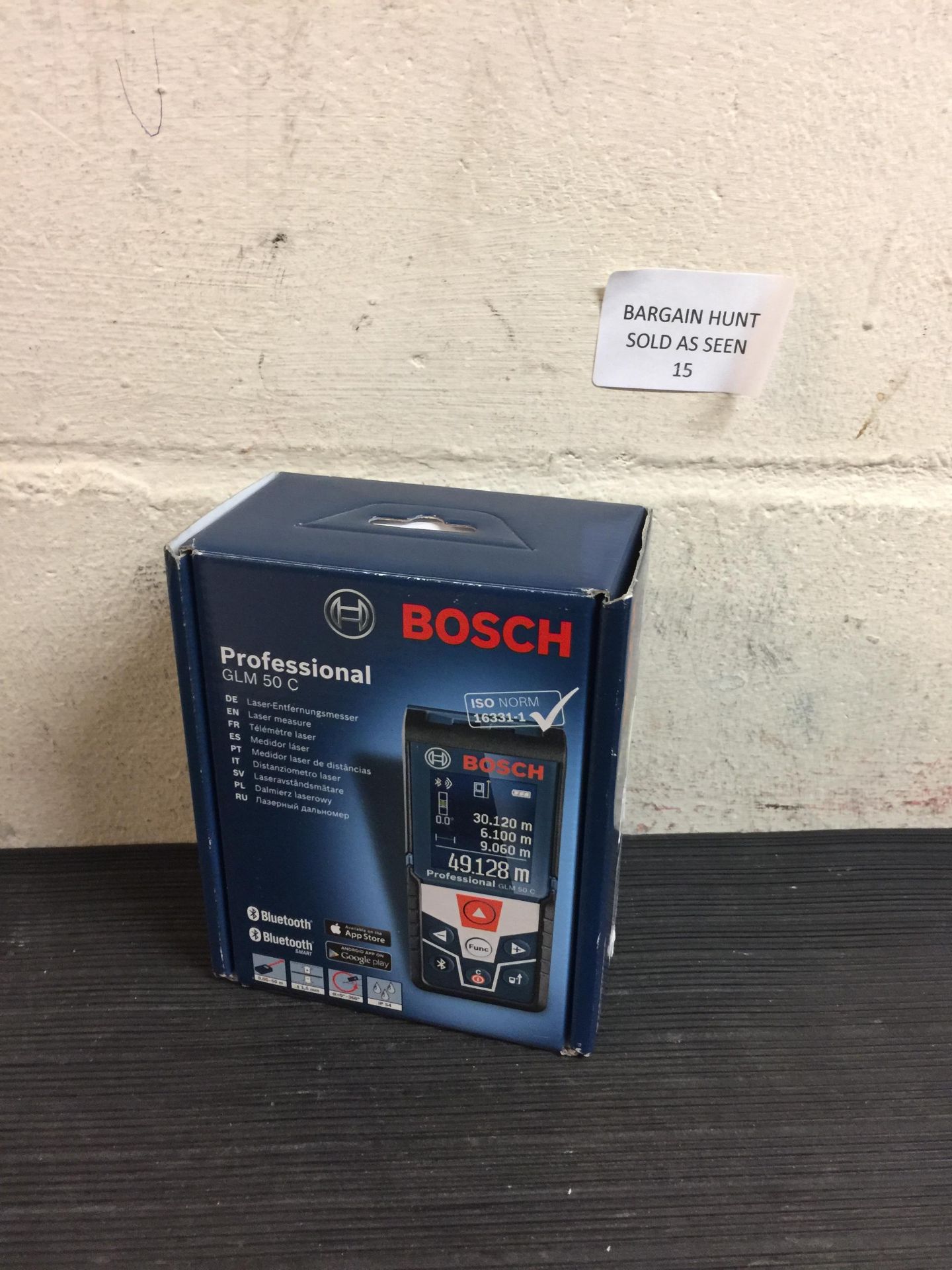 Bosch Professional Laser Measure GLM 50 C (measurement range 0.05 m–50 m) RRP £121