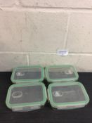 Set of Glass Food Containers