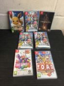 Set of Nintendo Switch Games