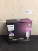 Philips Hue White and Colour Ambience Wireless Lighting Starter Kit RRP £146.99