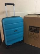 American Tourister Bon Air - Spinner 55 cm, 31.5 liters, Cabin Luggage, Seaport Blue RRP £72.99