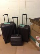 HAUPTSTADTKOFFER - Tegel - Set of 3 Hard-side Luggages Trolley RRP £259.99