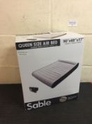 Sable Queen Size Air Bed with Built-in Electric Pump RRP £89.99