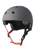 Triple 8 Brainsaver EPS Unisex Rubber Helmet, Grey (Grey), L/XL