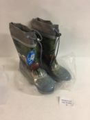 Beck Girls Cold Lined Rubber Boots, 35 EU