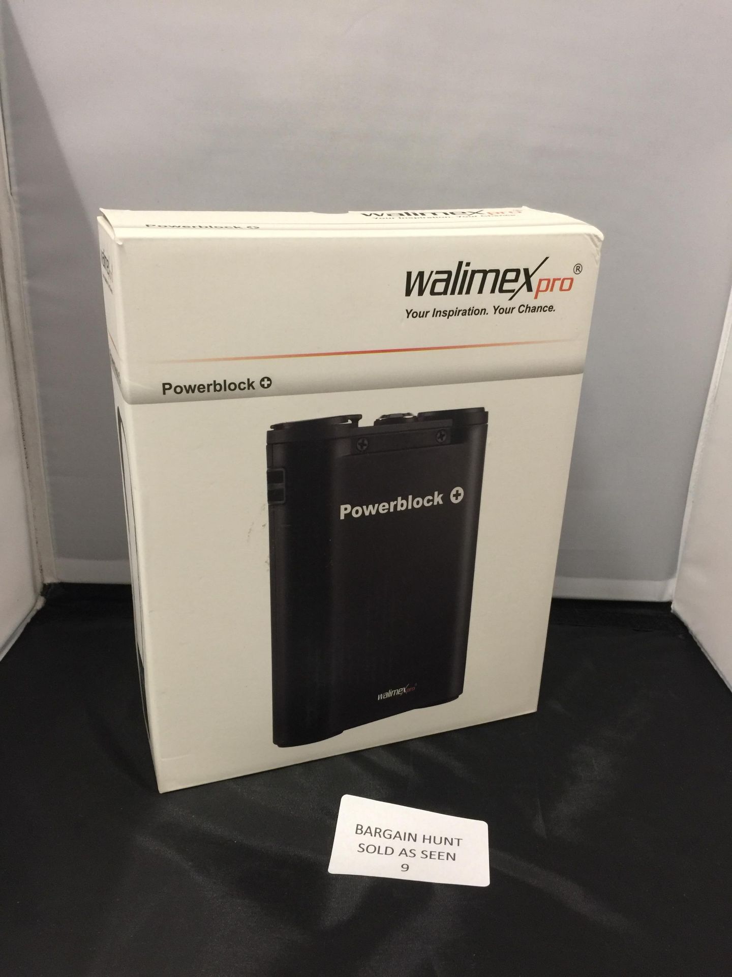 Brand New Walimex Pro Powerblock Power Porta Portable Camera Battery - Black RRP £173.99