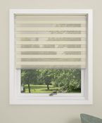 Brand New DEBEL 100 x 150 cm 100 Percent Polyester Cosmos Duo Roller Blind, Sand