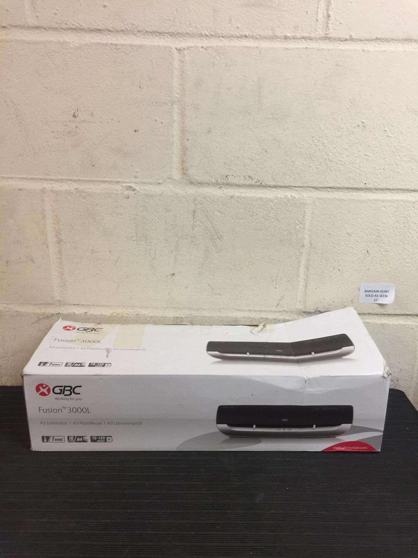 GBC A3 Fusion 3000L Laminator RRP £79.99