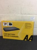 AA Car Battery Solar Charger