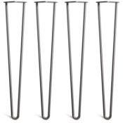 4 x Heavy Duty Hairpin Table Legs – Superior Double Steel Welding