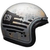Bell 2017 Custom 500 Open Face Motorcycle Helmet - RSD 74 Black/Silver, XL RRP £155.99