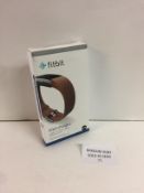 Fitbit Charge 2 Leather Accessory Band, Brown