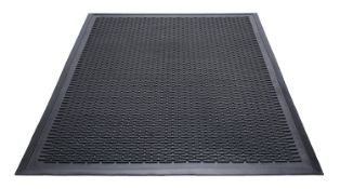 EnviroMats 14030500 Clean Step Floor Mats, 1.50 m x 0.90 m, Black