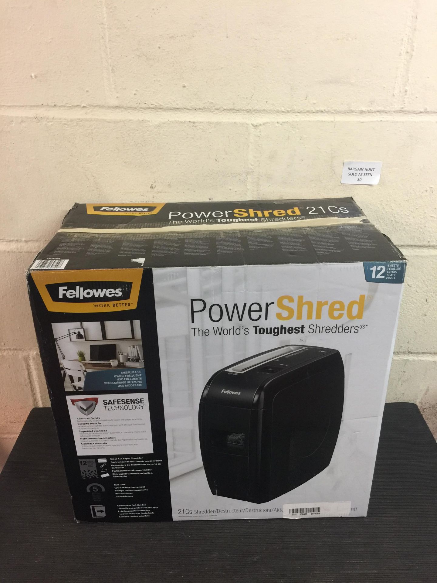 Fellowes 21CS PowerShred Shredder RRP £135.99