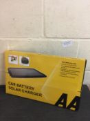 AA Car Battery Solar Charger