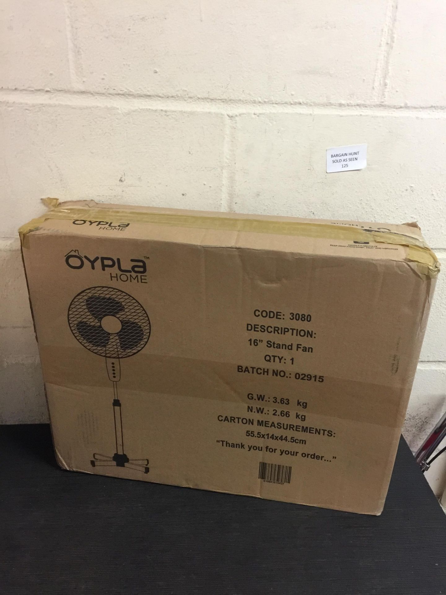 Oypla Electrical Oscillating Pedestal Fan