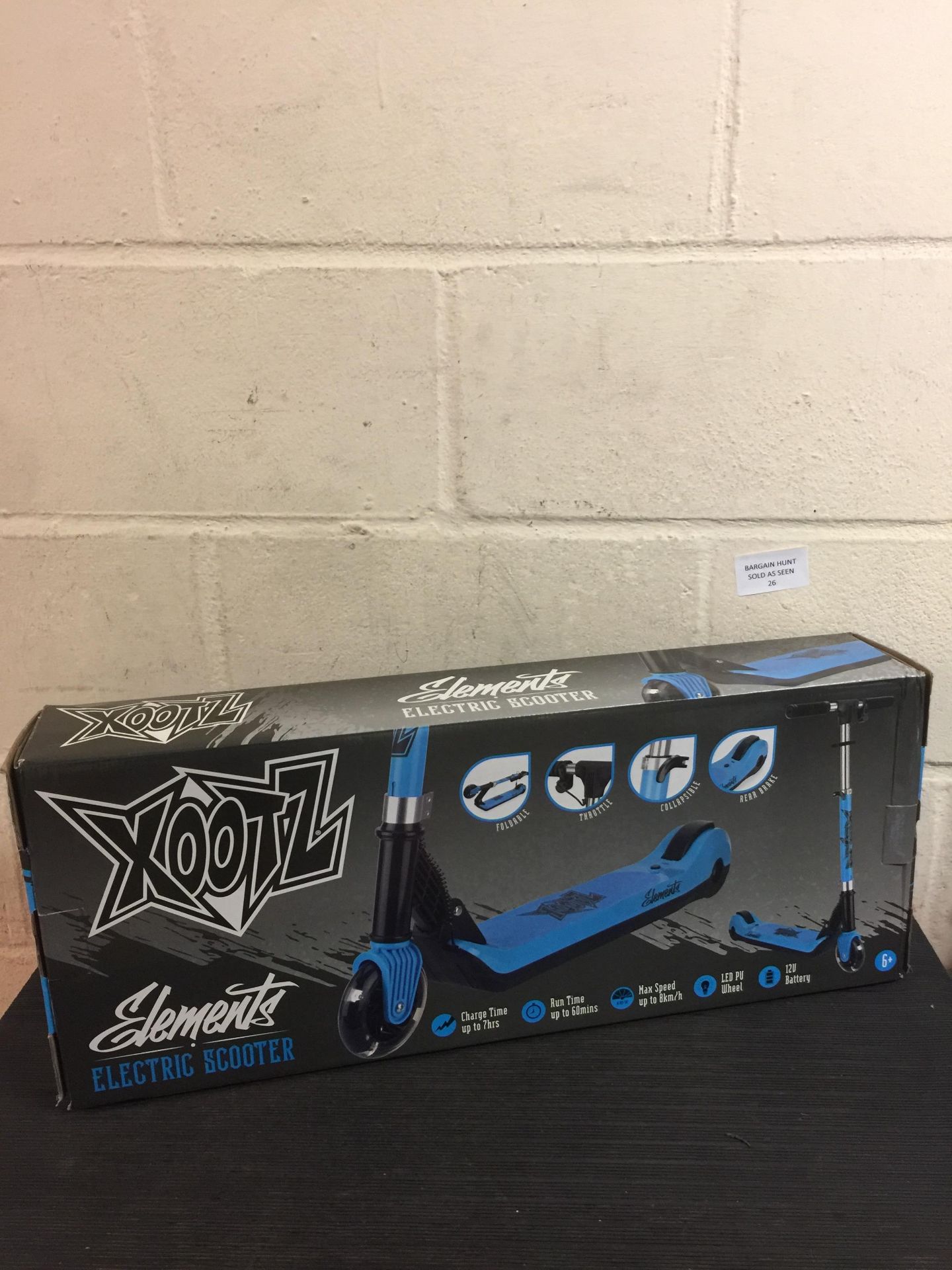 Xootz Kids Elements Electric Folding Scooter with LED Light Up Wheel RRP £64.99