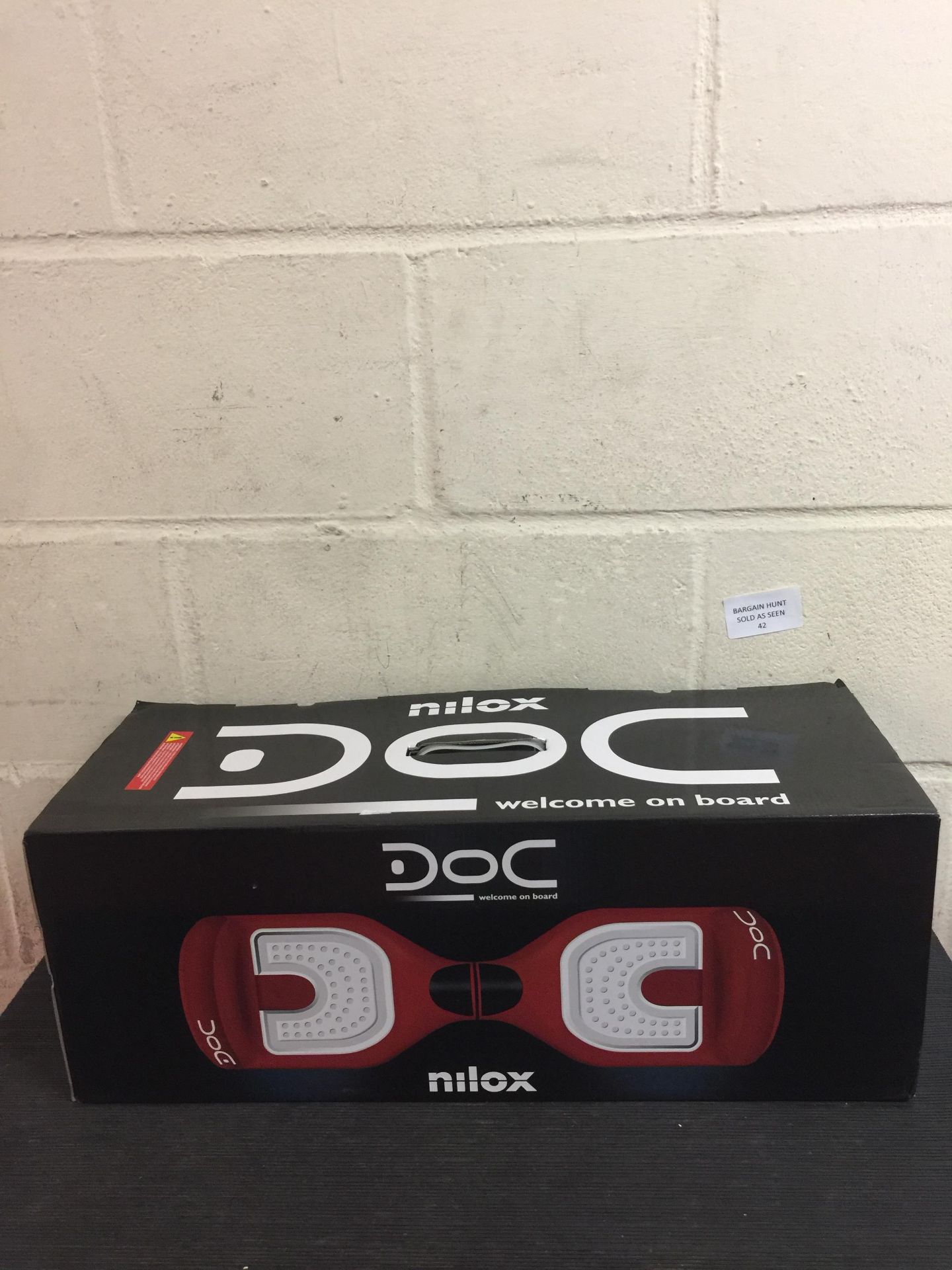 Nilox Hoverboard Doc UL 2272, Two Wheels Self Balance Scooter (does not hold charge)