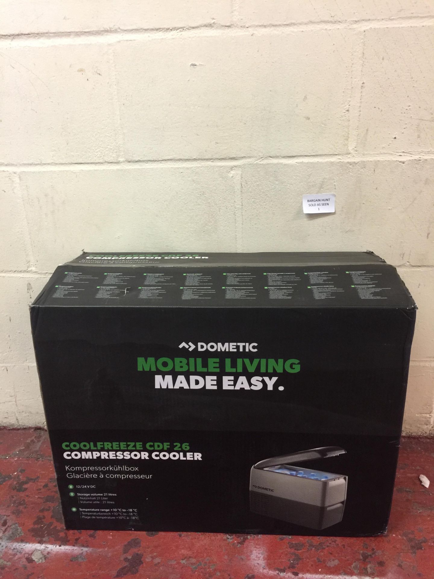 Dometic CoolFreeze CDF 26, 21 Litre Portable Compressor Fridge Freezer RRP £399.99