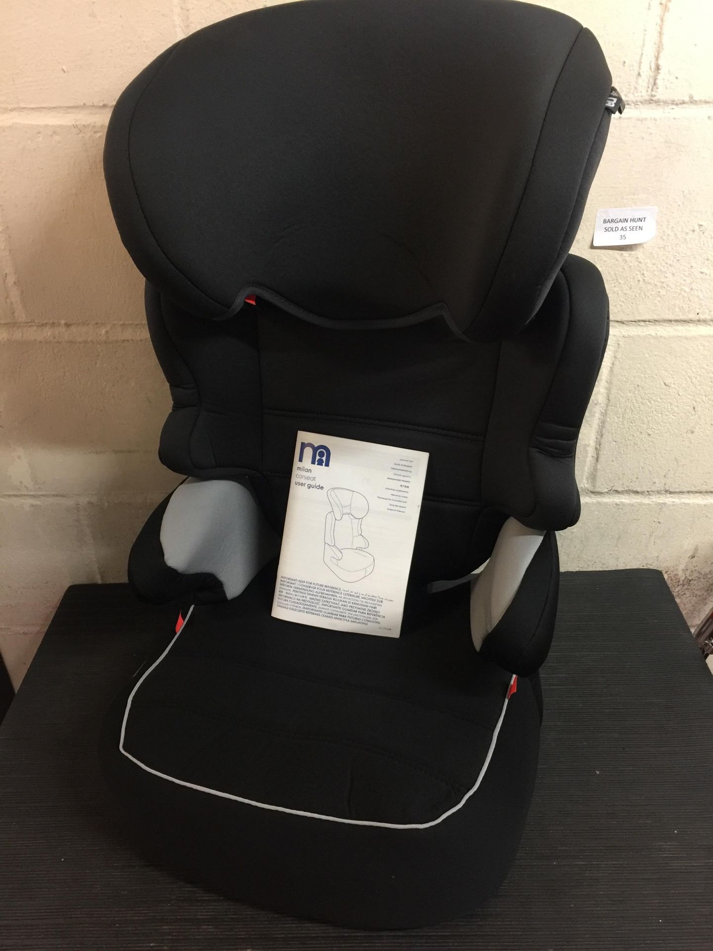 Mothercare Milan Car Seat, Black