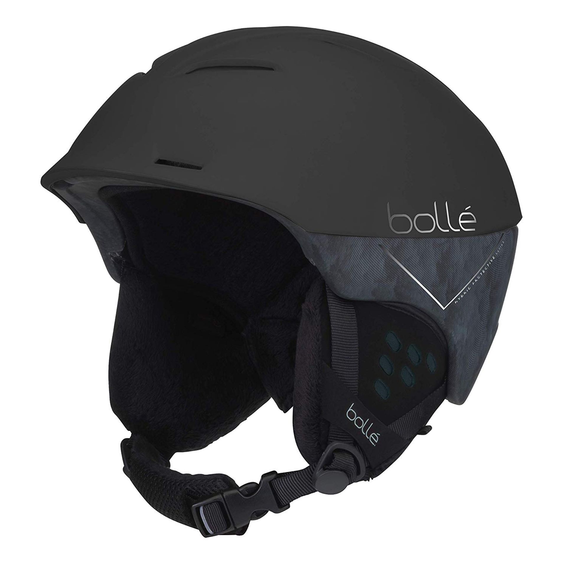 Bolle Unisex's Synergy Helmets, Matte Black Forest, 58-61 cm