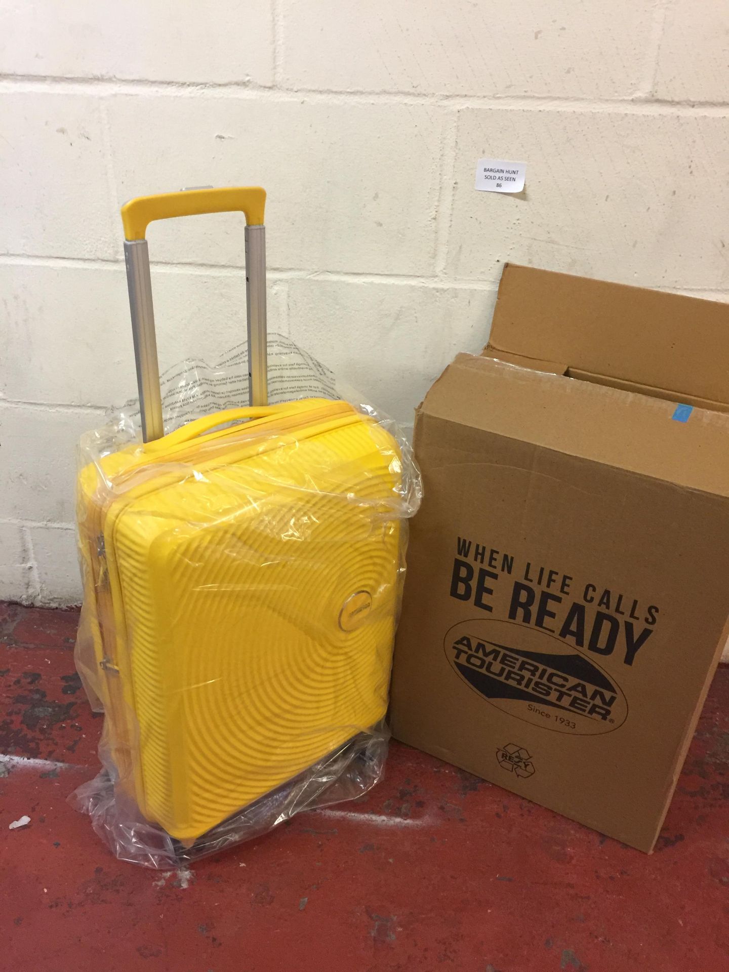 American Tourister - Soundbox Spinner Expandable, Yellow RRP £77.99