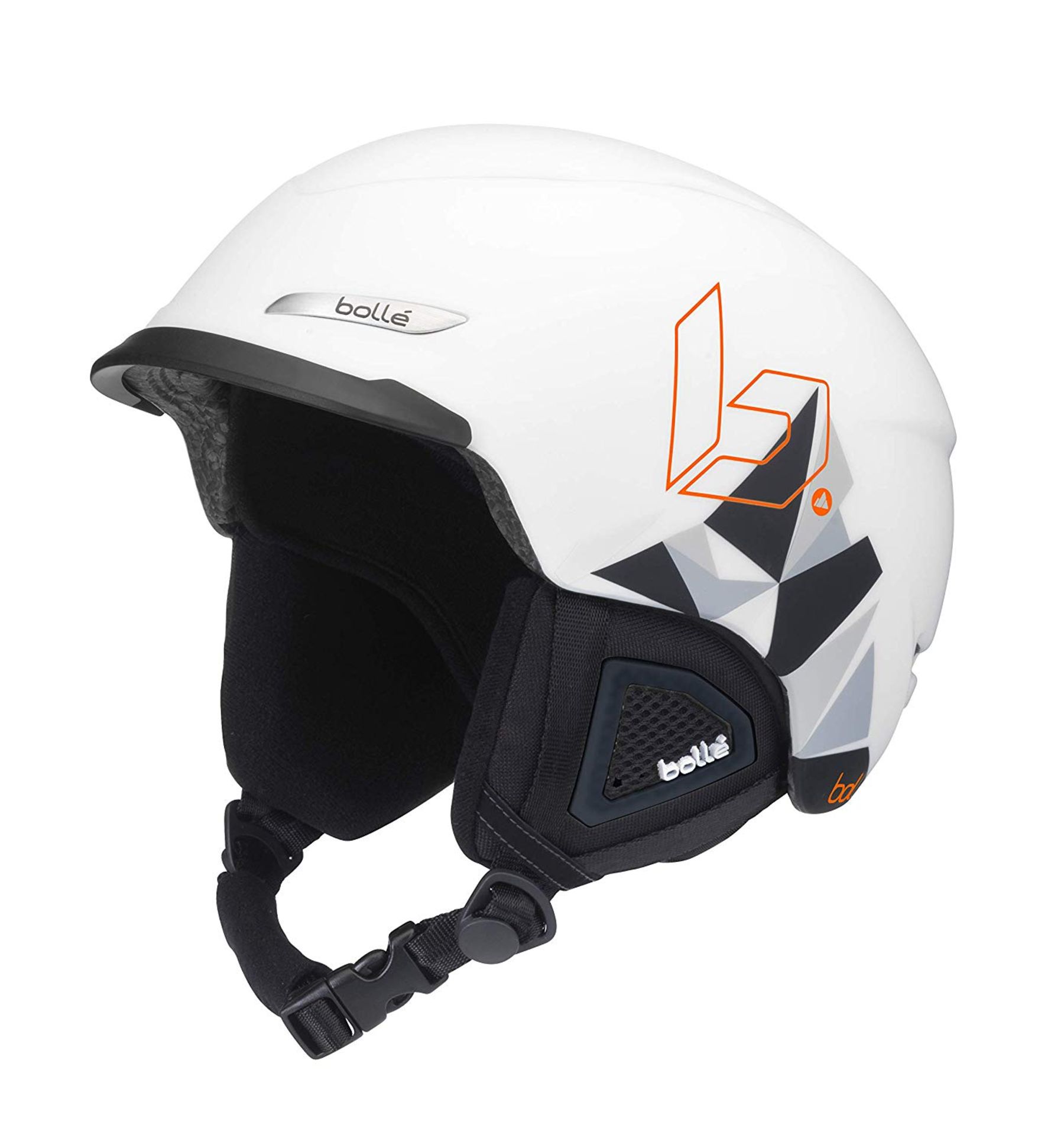 Bolle Unisex's Beat Helmets, Matte White Mountains, 58-61 cm