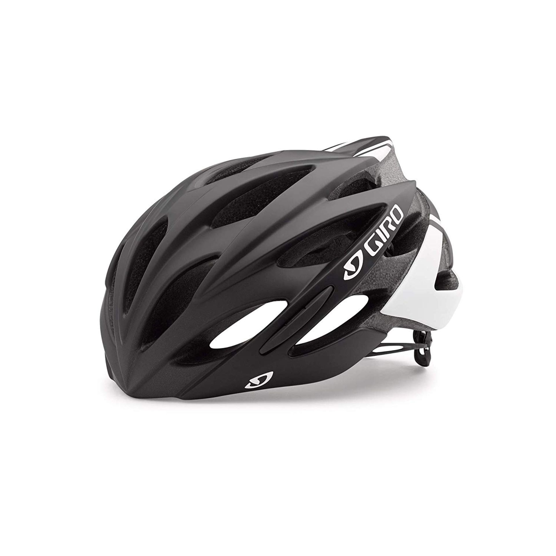 Giro Unisex Savant Cycling Helmet, Black/White, Medium/55 - 59 cm RRP £64.99