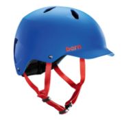 Bern Kids' Bandito EPS Matte Cycling Helmet, Cobalt Blue, Small/Medium