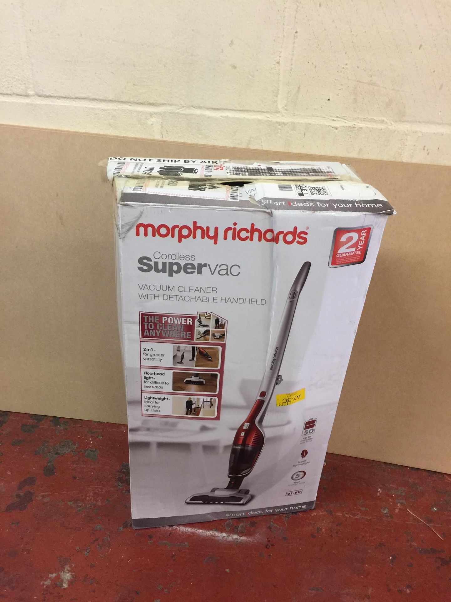 Morphy Richards Supervac 2-In-1 Cordless Vacuum Cleaner