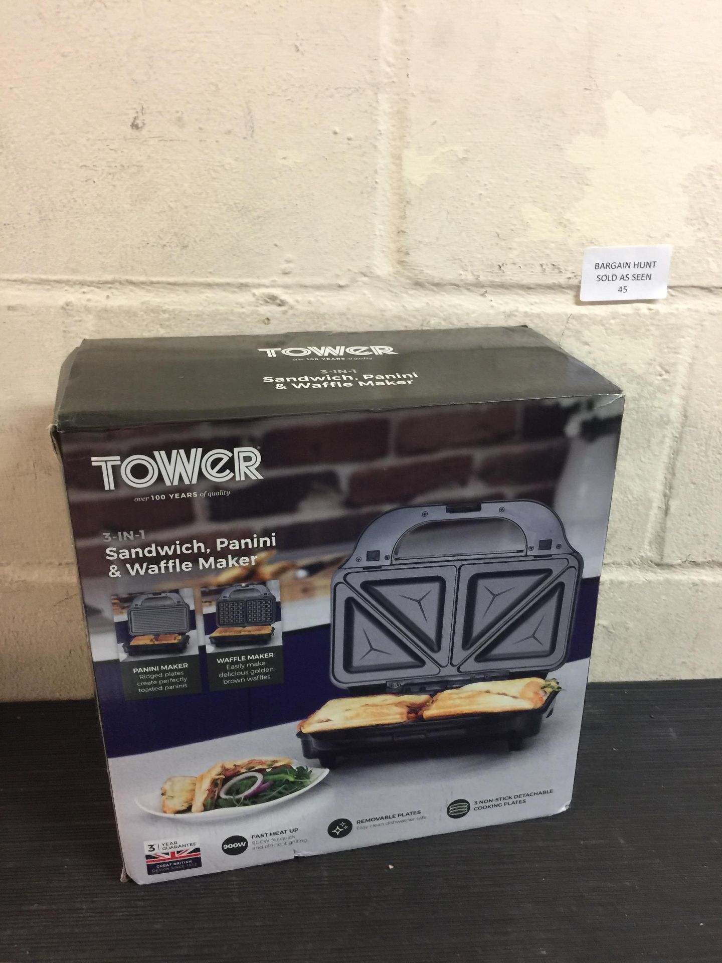 Tower Sandwich, Panini and Waffle Maker