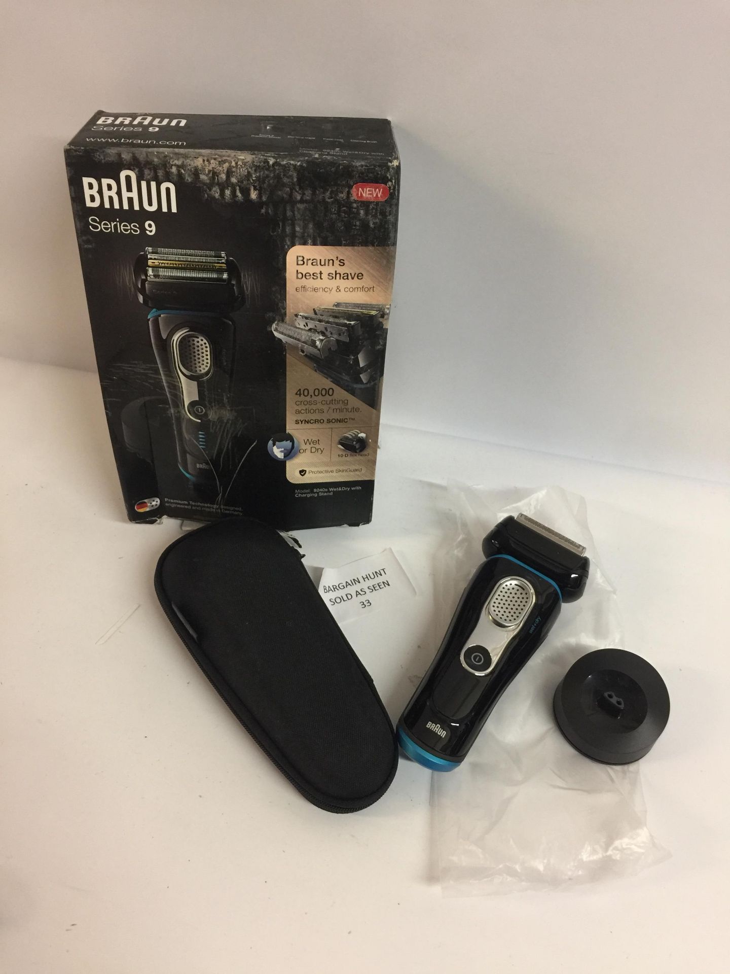 Braun Series 9 9240s Men's Electric Foil Shaver (without charge cable) RRP £165