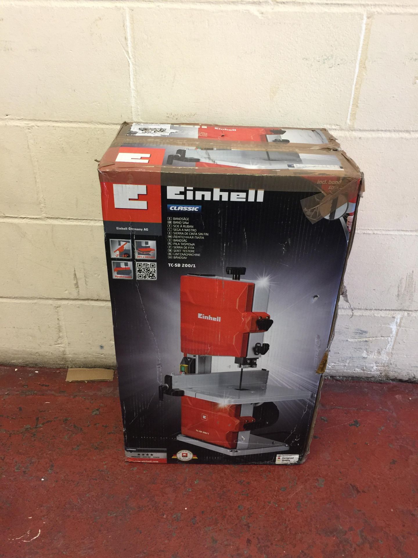 Einhell TC-SB 200/1 Band Saw, 200 mm - Red