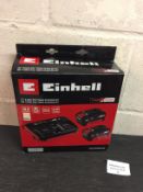 Einhell 4512083 2X 3,0Ah & Twincharger Kit RRP £119.99