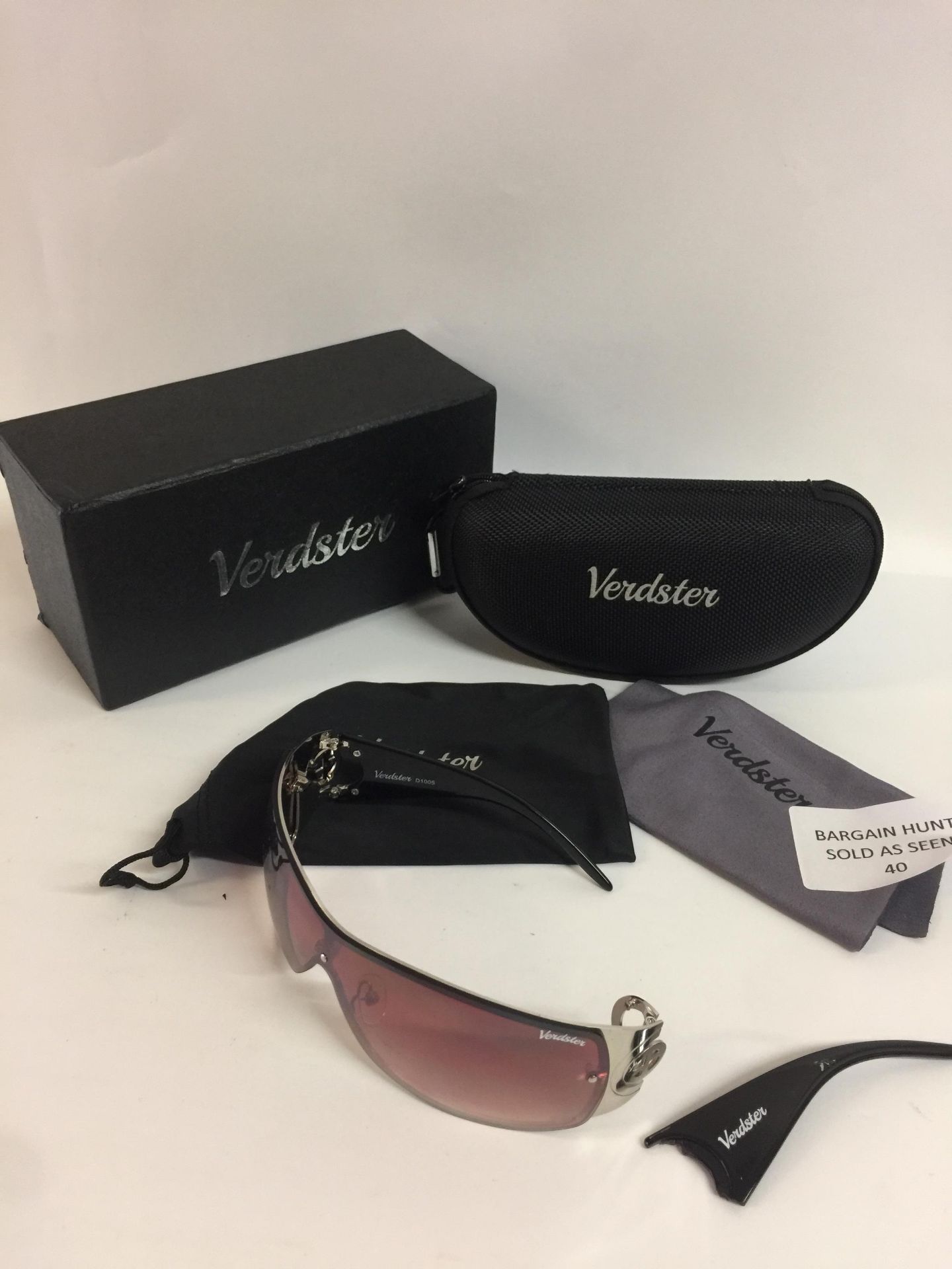 Verdster Casual Wrap Ladies Sunglasses - UV Protection (broken arm)