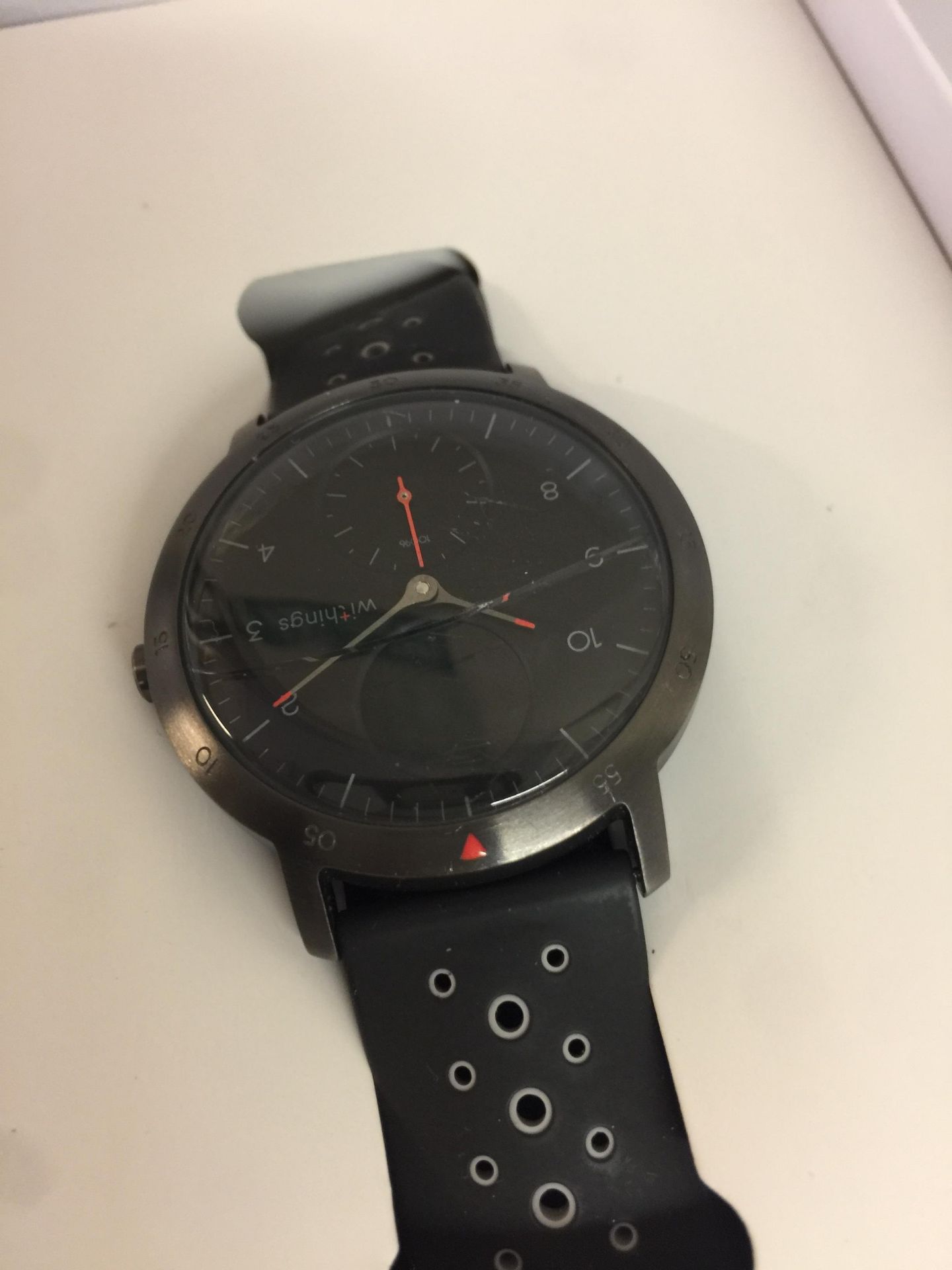 Withings Unisex's Steel Hr Sport is A Hybrid Smartwatch, Black (cracked glass, see image) - Image 2 of 2