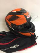 NZI Integral Helmets, Indy Black Orange, Size S