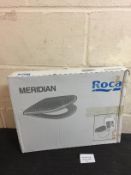 Roca Meridian Toilet Seat, Soft Closing, White