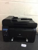HP LaserJet Color MFP M175a Printer (without power cable)