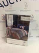 Brand New Catherine Lansfield Stars and Stripes Fitted Sheet Modern 200x150x1 cm