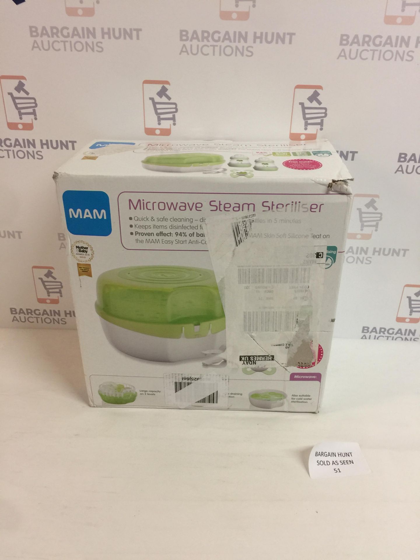 MAM Microwave Steam Steriliser