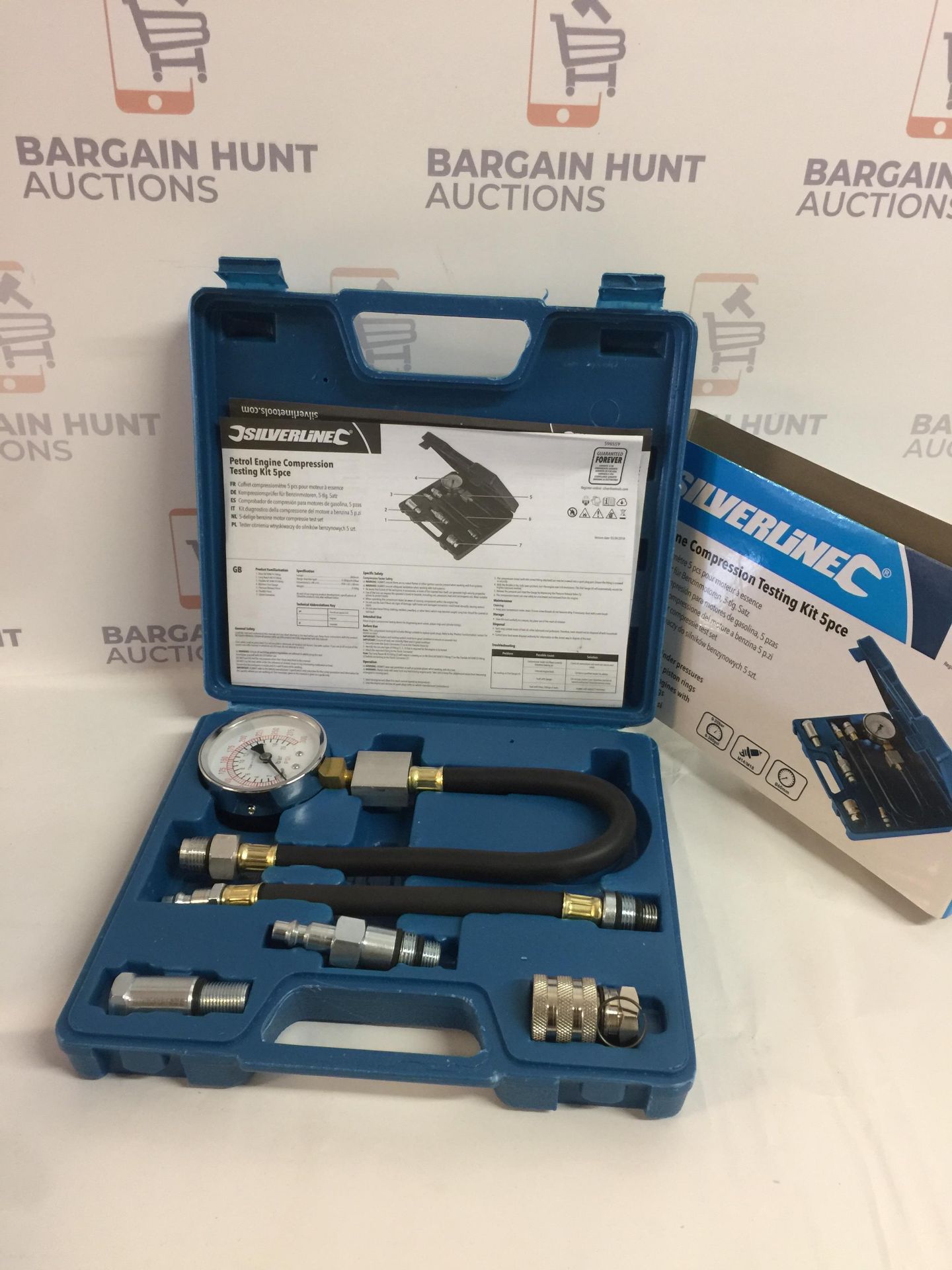 Silverline Petrol Engine Compression Testing Kit