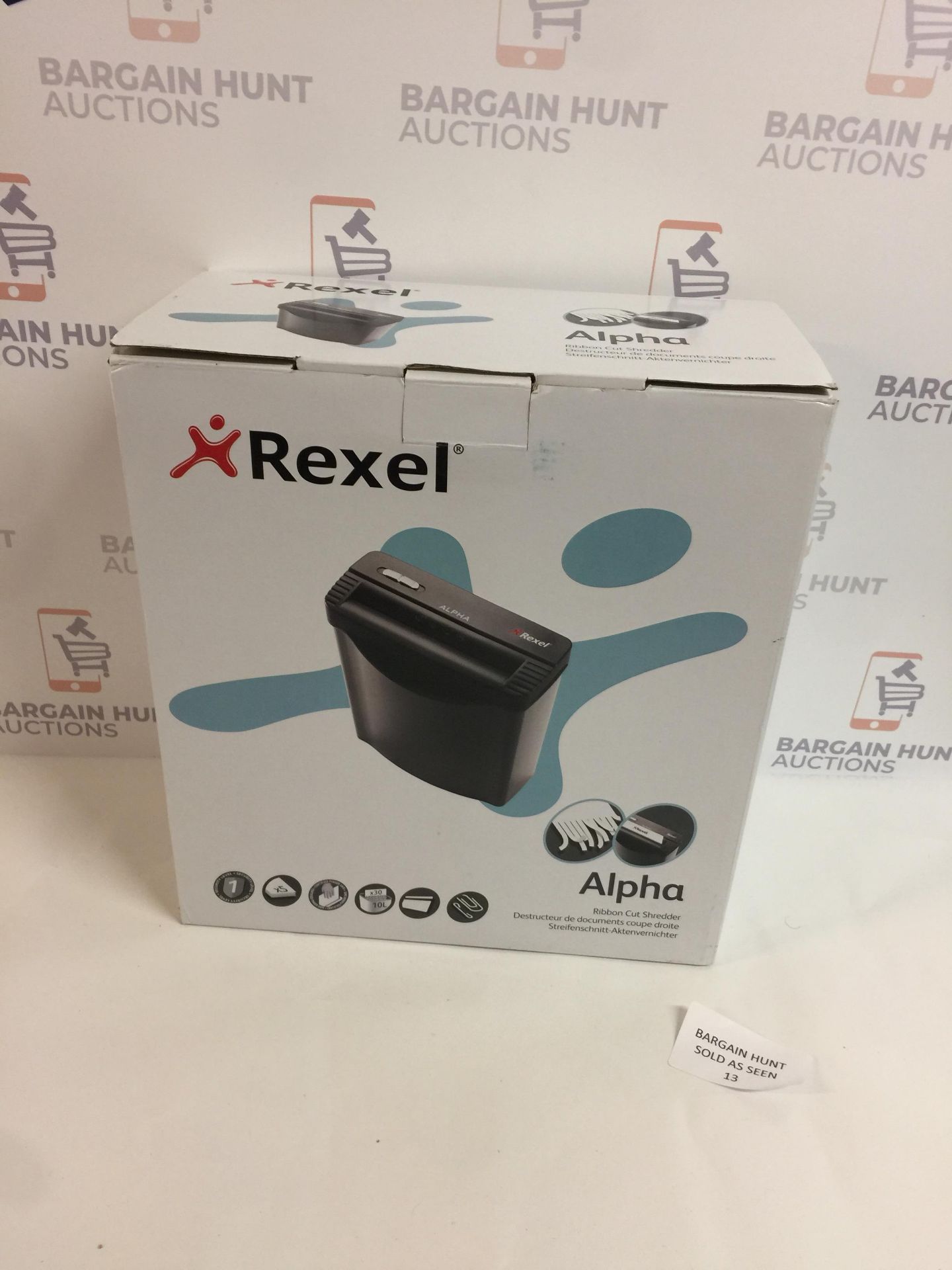 Rexel 1202020 Alpha Ribbon Cut Shredder