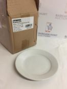 Athena Hotelware Wide Rimmed Service Plates, 165mm, Pack of 12