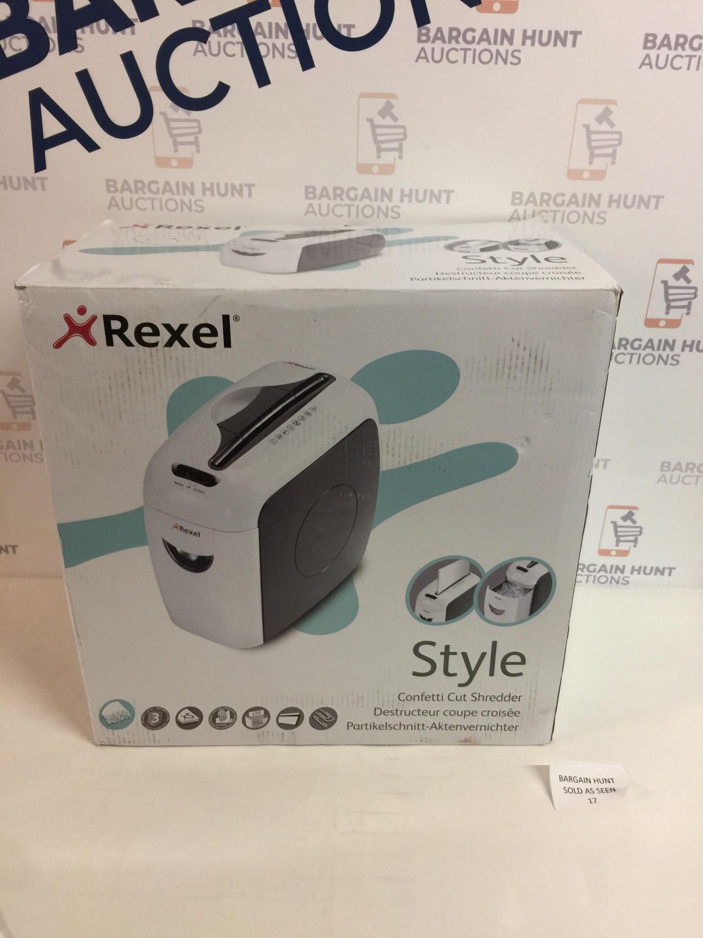 Rexel 2101942UK Style 5 Sheet Cross Cut Shredder