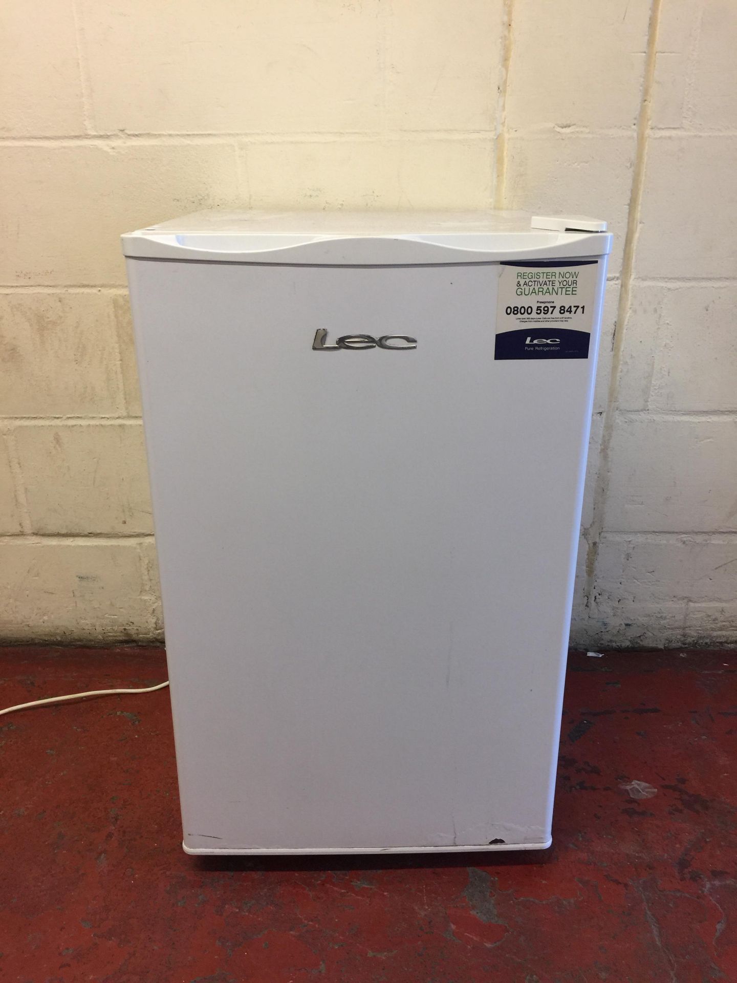 LEC U50263W 50cm Under Counter Freezer in White